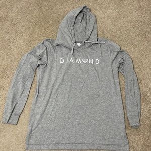Hooded long sleeve t-shirt